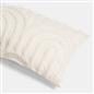 OHS Tufted Arches Bolster Cushion Fleece Soft Maternity Support Filled Pillow