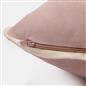 OHS Piped Edge Cushion Covers Matte Velvet Soft Luxury 2/4 Square Pillowcases