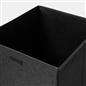 OHS Laundry Basket Faux Linen Folding Hamper Bag Clothes Bin Storage with Lid