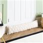 OHS Cable Knit Draught Excluder Draft Insulation Wind Blocker Door Stopper Decor