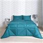 OHS Coverless Duvet Geo Quilted 7.5 TOG Bedding Set with Pillowcase Double King