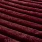 OHS Ribbed Fleece Bedding Set Soft Faux Fur Thermal Duvet Cover with Pillowcase 