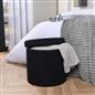 OHS Ottoman Boucle Storage Box Folding Footstool Cube Round Rectangle