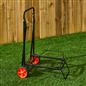 OHS Folding Trolley Heavy Duty Metal Hand Truck Portable Camping Shopping Cart