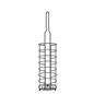 OHS Wire Toilet Roll Holder Free Standing Storage Rust Resistant Metal, Black