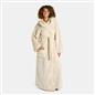 OHS Teddy Marl Fleece Soft Adults Dressing Gown Unisex Full-Length Robe