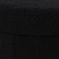 OHS Ottoman Boucle Storage Box Folding Footstool Cube Round Rectangle