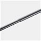 OHS Bow Curtain Pole Extendable 70-220cm Metal 16mm Finnials Decor