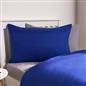 OHS Plain Duvet Cover & Pillowcase Reversible Bedding Set OR Fitted Sheet