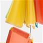 OHS Kids Camping Chair Parasol Set Colour Block Outdoor Garden Folding Seat