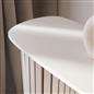 OHS Madison Console Table Ribbed Engineered Wood Entryway Display Unit Decor