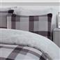 Dreamscene Check Teddy Fleece Duvet Cover with Pillowcase Thermal Bedding Set UK