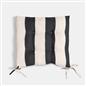 OHS Seat Pads 2 Water Resistant Outdoor Cushions Garden Chair Covers Ties