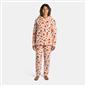 OHS Autumn Pyjama Set Pull Over Sherpa Hoodie 2 Piece Soft Loungewear Nightwear