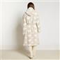 OHS Teddy Marl Dressing Gown Prints Ladies Warm Womens Loungewear Bathrobe