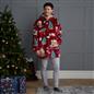 Xmas Hoodie Blanket Throw Sherpa Fleece Warm Plush Jumper Sweatshirt Super Soft