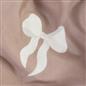 OHS Bow Reversible Duvet Cover Set with Pillowcase Polycotton Microfibre Bedding