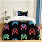 OHS Kids Bedding Set Glow-in-the-Dark Soft Thermal Duvet Cover with Pillowcase