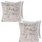 Cushion Covers Faux Fur Fleece Pack of 2/4 Filled Case Pad Two Tone Home Decor
