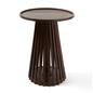 OHS Ivy Side Table Slatted Engineered Wood Living Room Bedroom Bedside