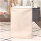 Laundry Basket Bag Foldable Drawstring Clothes Bin Organiser Faux Linen Handles