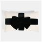 OHS Bow Wrapped Cushion Boucle Gift Decorative Novelty Filled Scatter Pillow