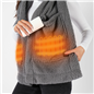 Teddy Fleece Scarf Heated Long Pockets Warm Wrap Shawl Scarves USB Power Bank