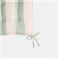 OHS Seat Pads 2 Water Resistant Outdoor Cushions Garden Chair Covers Ties