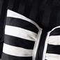 OHS Bow Shaped Cushion Striped Matte Velvet Novelty Decorative Scatter Pillow