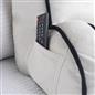 OHS Piped Edge Reading Pillow with Head Rest Super Soft Back Support Bed Sofa