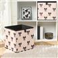 OHS Bows Storage Box Cube Folding Multipack Space Saving Shoe Toy Organiser