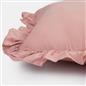 OHS Frill Cushion Covers Faux Linen Soft Square Pillowcases Home Decor Multipack