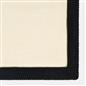 OHS Foam Bath Mat Contrast Border Trim Soft Absorbent Non Slip Shower Rug