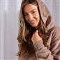 OHS Fleece Loungewear Set Coral Winter Sherpa Nightwear 2-Piece Hoodie Jogger