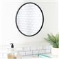 OHS Bathroom Mirror Metal Framed Vanity Wall Mounted Shower Home Decor