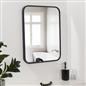 OHS Bathroom Mirror Metal Framed Vanity Wall Mounted Shower Home Decor