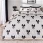 OHS Bows 10.5 Tog Coverless Duvet with Pillowcase Winter Warm Bedding Set
