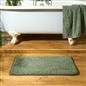 Leaf Bath Mat Bathroom Shower Non-Slip Toilet Memory Foam Thick Absorbent Rug
