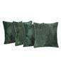 Brentfords Waffle Popcorn Fleece Set of 4 x Cushion Covers Pack Sofa - 18