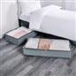 Large Underbed Storage Bags 2 Pack Clothes Shoes Organiser Folding Zipped Cube