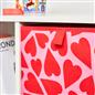 OHS Heart Storage Box 2 Pack Folding Cube Space Saving Organiser