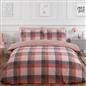 Dreamscene Check Teddy Fleece Duvet Cover with Pillowcase Thermal Bedding Set UK