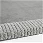 OHS Contrast Border Rug Non Slip Tufted Hallway Runner Floor Carpet