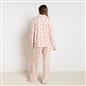 OHS Breakfast Pyjama Set Jersey Button Through Ultra Soft Nightwear Loungewear