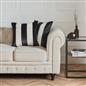 OHS Stripe Cushion Covers 2 Pack Matte Velvet Square Pillowcases Home Decor