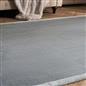OHS Contrast Border Rug Non Slip Tufted Hallway Runner Floor Carpet