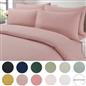 OHS Microfibre Housewife Pillowcases Set 2 Pack Wrinkle Resistant Pillow Covers