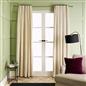 OHS Piped Edge Velvet Curtains Thermal 2 Panel Eyelet Ready Made