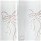 OHS Bows Shower Curtain with 12 Hooks Mould Proof Bathtub Curtains