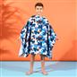 Kids Poncho Beach Towel Hooded Quick Dry Microfibre Holiday Swimming Absorbent